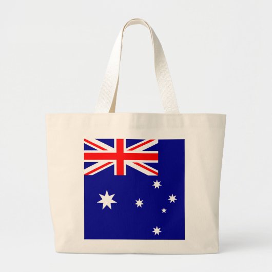 Flagge Australiens Jumbo Stoffbeutel (Vorne)