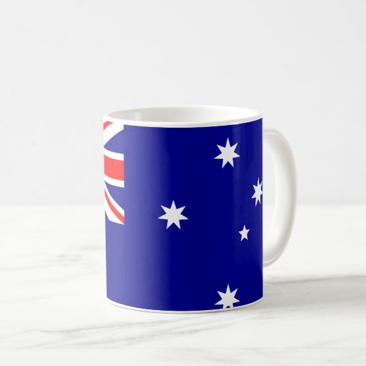 Flagge Australiens Kaffeetasse (VorderseiteRechts)
