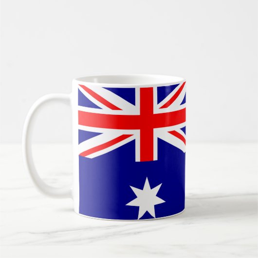 Flagge Australiens Kaffeetasse (Links)