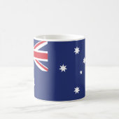 Flagge Australiens Kaffeetasse (Mittel)
