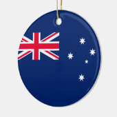 Flagge Australiens Keramik Ornament (Links)