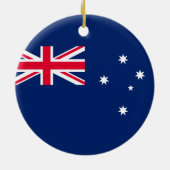 Flagge Australiens Keramik Ornament (Hinten)