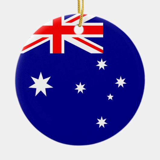 Flagge Australiens Keramik Ornament (Vorne)