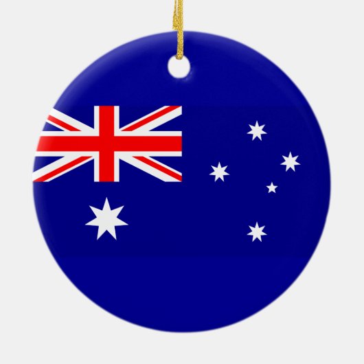 Flagge Australiens Keramikornament (Hinten)