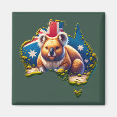 Flagge Australiens Koala Bear Magnet (Vorne)