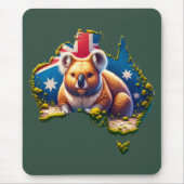 Flagge Australiens Koala Bear Mousepad (Vorne)