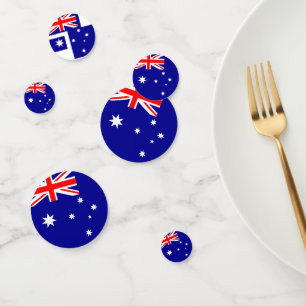 Flagge Australiens Konfetti