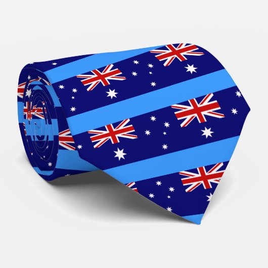 Flagge Australiens Krawatte (Gerollt)