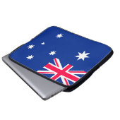 Flagge Australiens Laptopschutzhülle (Vorne Knopf)