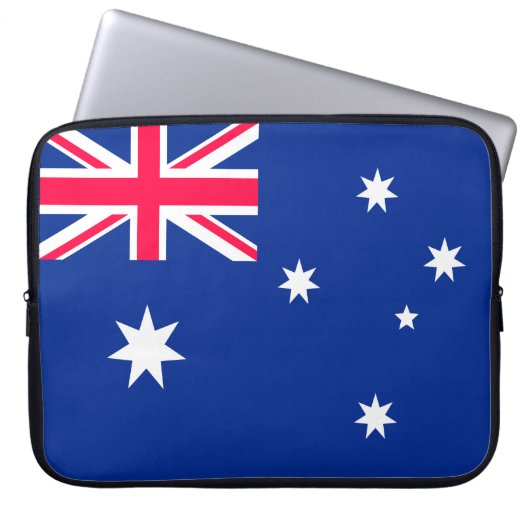 Flagge Australiens Laptopschutzhülle (Vorderseite)