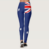 Flagge Australiens Leggings (Rückseite)