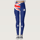Flagge Australiens Leggings (Vorderseite)