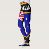 Flagge Australiens Leggings (Links)