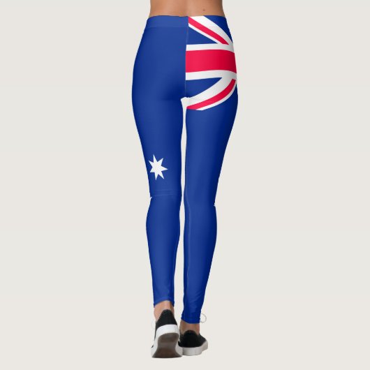 Flagge Australiens Leggings (Rückseite)