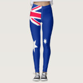 Flagge Australiens Leggings (Vorderseite)
