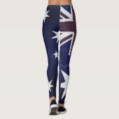 Flagge Australiens Leggings (Rückseite)