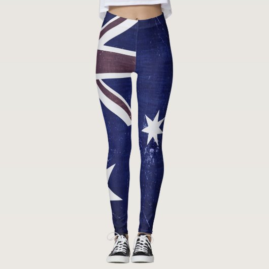 Flagge Australiens Leggings (Vorderseite)
