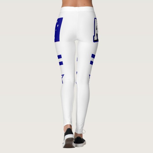 Flagge Australiens Leggings (Rückseite)