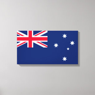 Flagge Australiens Leinwanddruck