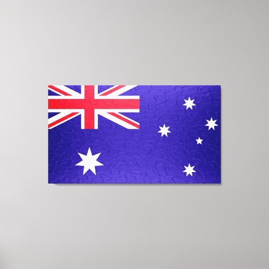 Flagge Australiens Leinwanddruck (Vorderseite)