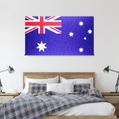 Flagge Australiens Leinwanddruck (Insitu (Schlafzimmer))