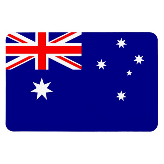 Flagge Australiens Magnet (Horizontal)