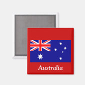 Flagge Australiens Magnet (Vorderseite/Rückseite)