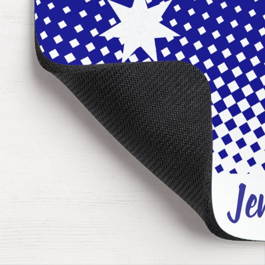 Flagge Australiens mit Halftone-Effekt-Individuell Mousepad (Ecke)