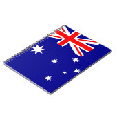 Flagge Australiens Notizblock (Linke Seite)