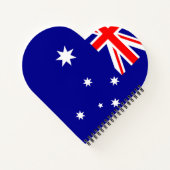 Flagge Australiens Notizblock (Rückseite)