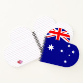 Flagge Australiens Notizblock (Innenseite)