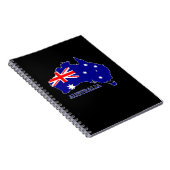 Flagge Australiens Notizblock (Rechte Seite)