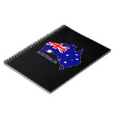 Flagge Australiens Notizblock (Linke Seite)