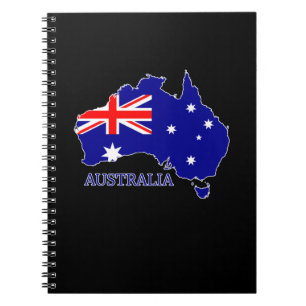 Flagge Australiens Notizblock