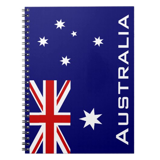 Flagge Australiens Notizblock (Vorderseite)