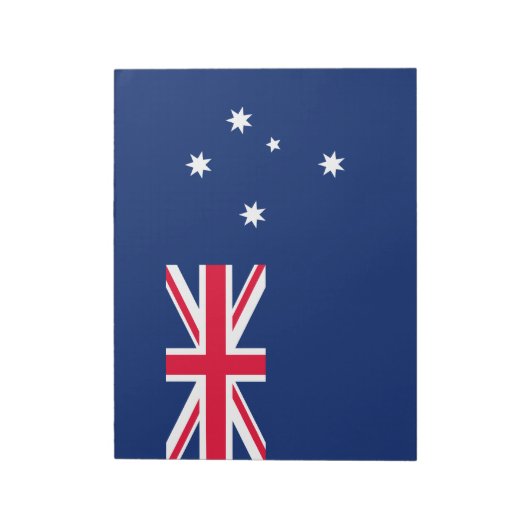Flagge Australiens Notizblock (Rotiert)