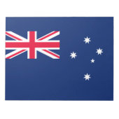 Flagge Australiens Notizblock (Vorderseite)