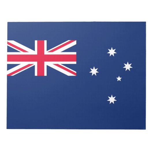 Flagge Australiens Notizblock (Vorderseite)