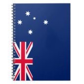 Flagge Australiens Notizblock (Vorderseite)