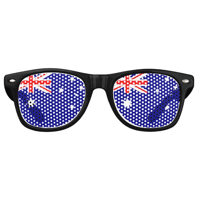 Flagge Australiens Partybrille (Vorderseite)