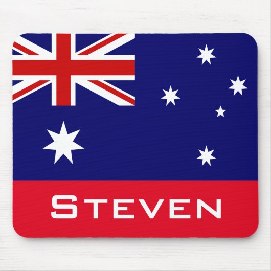 Flagge Australiens Personalisiert Mousepad (Vorne)