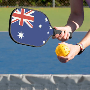 Flagge Australiens Pickleball Schläger