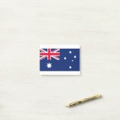 Flagge Australiens Post-it Klebezettel (Auf Schreibtisch)