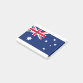 Flagge Australiens Post-it Klebezettel (angewinkelt)
