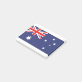 Flagge Australiens Post-it Klebezettel (angewinkelt)