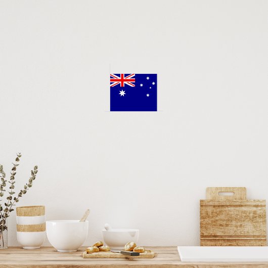 Flagge Australiens Poster (Küche)