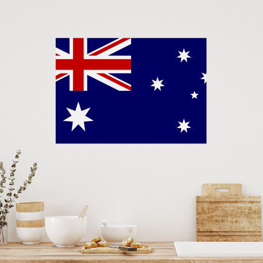 Flagge Australiens Poster (Küche)