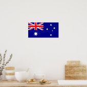 Flagge Australiens Poster (Küche)