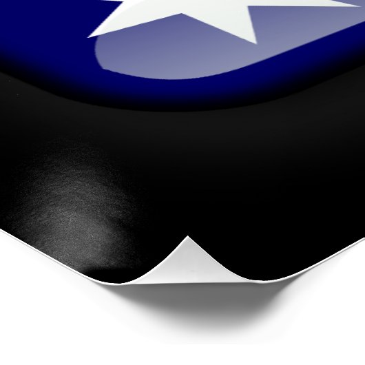 Flagge Australiens Poster (Ecke)