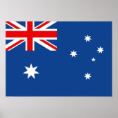 Flagge Australiens Poster (Vorne)